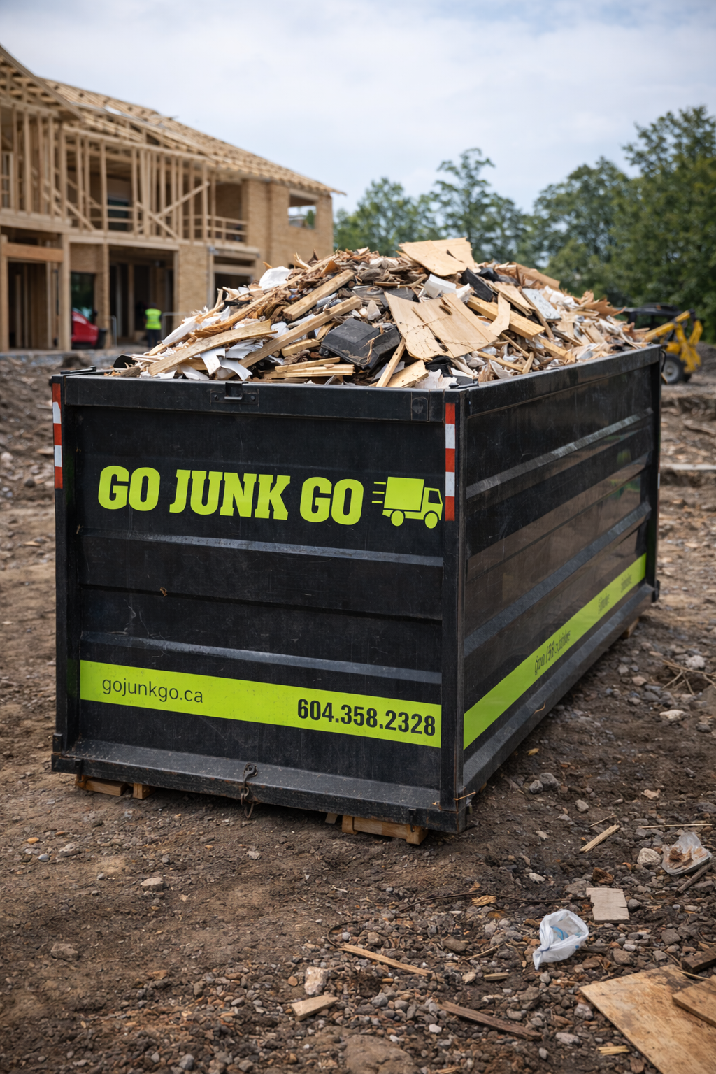 Waste bin rental service Vancouver - construction and renovation debris disposal bins